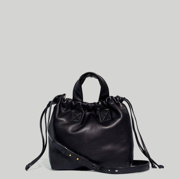 Madewell Piazza Crossbody Bag in Soft Black Leather - Picture 9 of 10